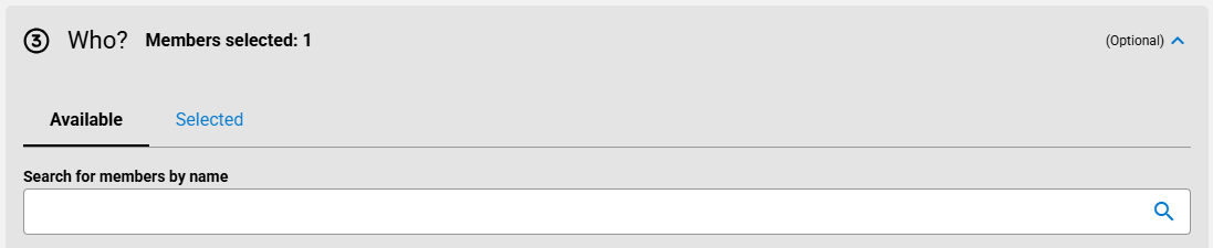 Create club Who section.
